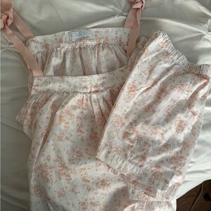 LAKE Women's Pink Floral Pajama Set